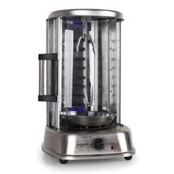 Kebap Master Pro Vertikalgrill 1500W Edelstahl Inkl. Spieß Set -Haushaltsgeräte 10009355 yy 0005 titel offen oneconcept vertikalgrill