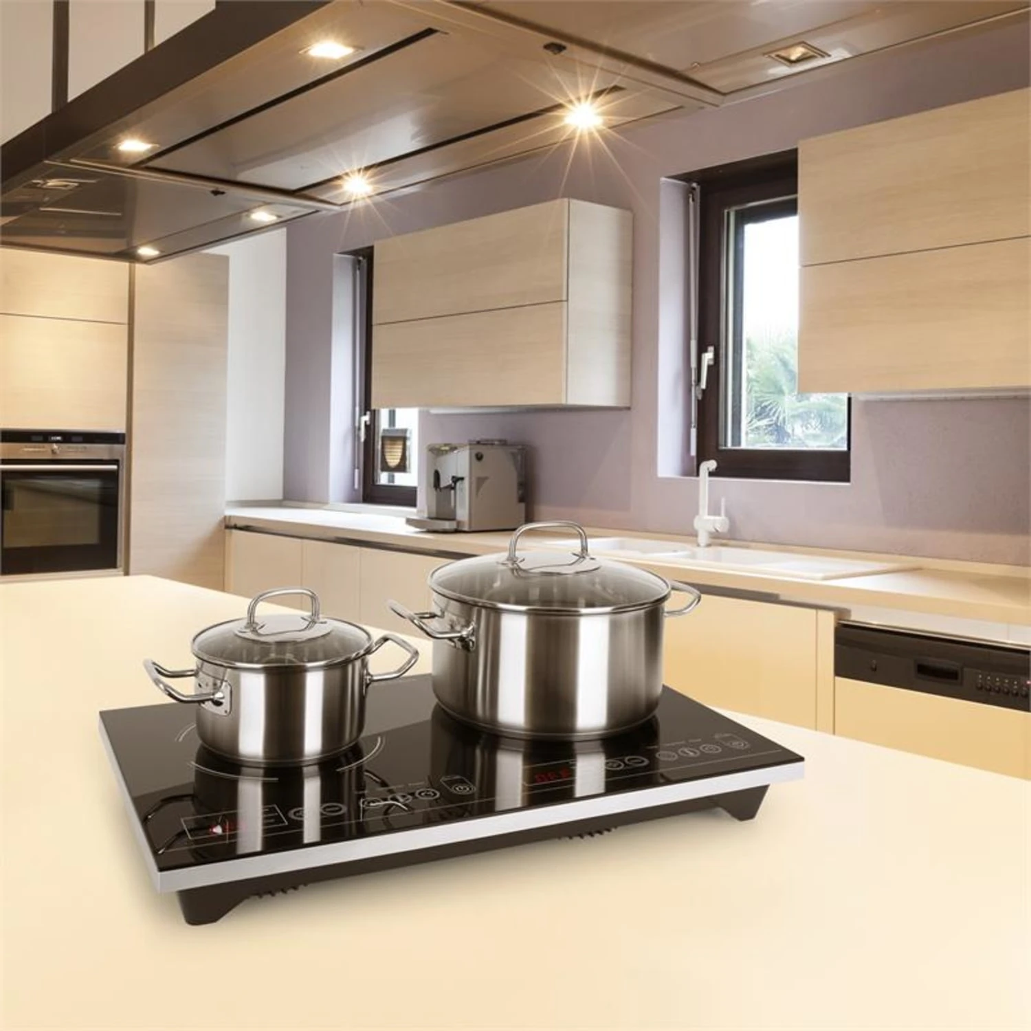 VariCook XL Doppel-Induktions-Kochfeld 3100W Timer 240°C Touch 3 VariCook XL Doppel-Induktions-Kochfeld 3100W Timer 240°C Touch – Bild 3