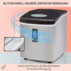 Mr. Black-Frost Eismaschine 150W Edelstahl Schwarz 15kg -Haushaltsgeräte 10020109 de 0005 usp