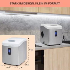 Mr. Silver-Frost Eismaschine 150W Edelstahl Weiß 15kg -Haushaltsgeräte 10020110 de 0006 usp