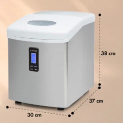 Mr. Silver-Frost Eismaschine 150W Edelstahl Weiß 15kg -Haushaltsgeräte 10020110 yy 0011 dimensions
