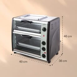 All-You-Can-Eat Doppel-Backofen Grillplatte 42 Liter 2350 Watt -Haushaltsgeräte 10026452 yy 0005 logo