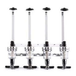 Hazlehov Quartett 4-fach Getränkespender Dosierer Wandmontage -Haushaltsgeräte 10026800 yy 0003 titel oneConcept Hazlehov Quartett Getraenkespender