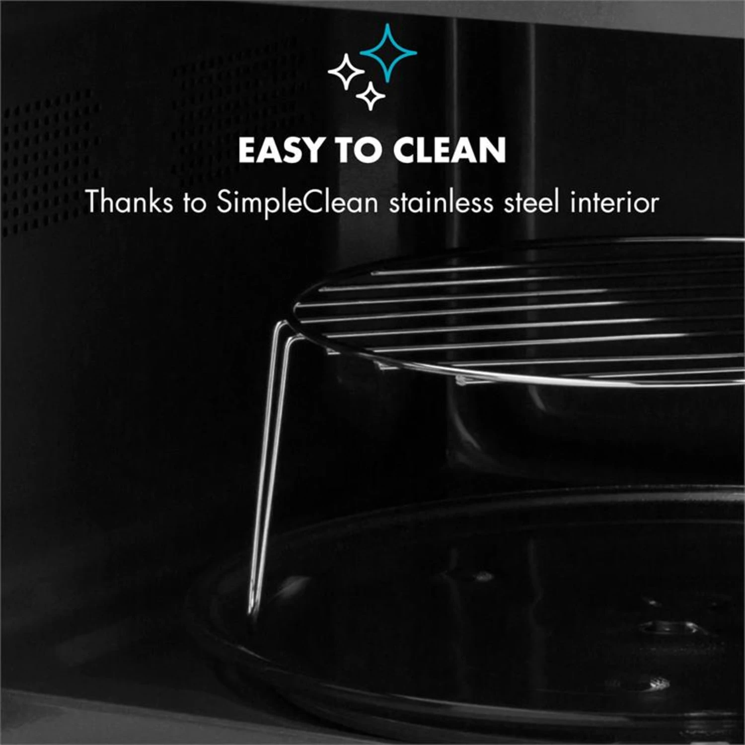 Fine Dinesty 2in1-Mikrowellen-Ofen Retro 23L 1000W 12 Programme Rot – Bild 7