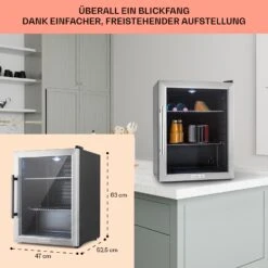 Beersafe XL Kühlschrank 60 Liter 2 Böden Panoramaglastür Edelstahl 12 Beersafe XL Kühlschrank 60 Liter 2 Böden Panoramaglastür Edelstahl -Haushaltsgeräte 10027672 DE 0006 usp