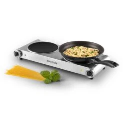 Captain Cook² Doppel-Kochplatte Infrarot 2400W Edelstahl -Haushaltsgeräte 10027875 yy 0007 titel Klarstein Captain Cook Doppel Kochplatte