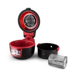 VitAir Turbo Heißluftfritteuse Rot-schwarz 1400W Grillen Backen 9l -Haushaltsgeräte 10028289 yy 0008 titel Klarstein VitAir Heissluftfritteuse