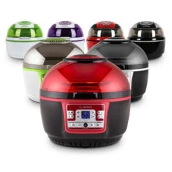VitAir Turbo Heißluftfritteuse Rot-schwarz 1400W Grillen Backen 9l -Haushaltsgeräte 10028289 yy 0011 variant
