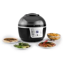 VitAir Turbo Heißluftfritteuse Grau-schwarz 1400W Grillen Backen 9l -Haushaltsgeräte 10028290 yy 0003 ambient klarstein vitair heissluft frieteuse