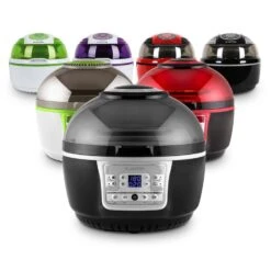 VitAir Turbo Heißluftfritteuse Grau-schwarz 1400W Grillen Backen 9l -Haushaltsgeräte 10028290 yy 0012 variant