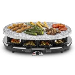 Steaklette Raclettegrill 1500 W Granit-Natursteinplatte 8 Personen -Haushaltsgeräte 10028449 yy 0003 titel Klarstein Steaklette Raclette Natursteingrill