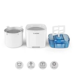 Creamberry Eiscremebereiter Flaschenkühler Frozen Yogurt 1,5l Weiß -Haushaltsgeräte 10028925 yy 0003 logo Klarstein Creamberry Eisbereiter reedit