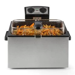 QuickPro XXL 3000 Fritteuse 5l 1,5kg 3000W Timer Edelstahl -Haushaltsgeräte 10029073 yy 0004 ambient Klarstein QuickPro XXL 3000 Fritteuse