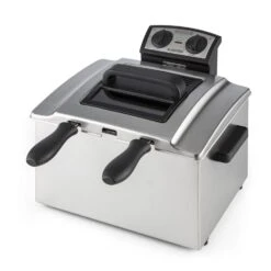 QuickPro XXL 3000 Fritteuse 5l 1,5kg 3000W Timer Edelstahl -Haushaltsgeräte 10029073 yy 0008 titel Klarstein QuickPro XXL 3000 Fritteuse