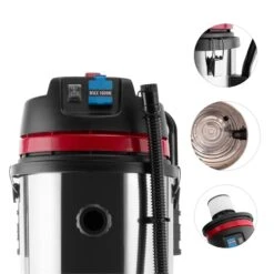 Reinraum Nass-Trocken-Sauger Industriesauger 2000W HEPA 60l Steckdose -Haushaltsgeräte 10029117 yy 0005 detail Klarstein Reinraum Industriesauger