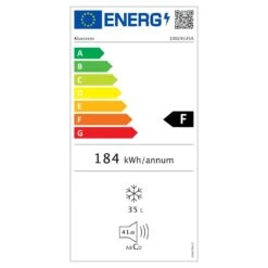 Garfield Gefrierschrank Gefrierwürfel 35 L 65 W 2 Etagen Edelstahl 11 Garfield Gefrierschrank Gefrierwürfel 35 L 65 W 2 Etagen Edelstahl -Haushaltsgeräte 10029335 energy label