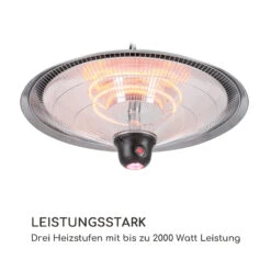 Heizsporn Deckenheizstrahler 60,5 Cm (Ø) LED-Lampe Fernbedienung 9 Heizsporn Deckenheizstrahler 60,5 Cm (Ø) LED-Lampe Fernbedienung -Haushaltsgeräte 10029717 de 0003 logo