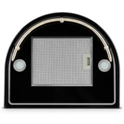 Lumio Neo Retro-Dunstabzugshaube 60cm 610m³/h A Edelstahl Schwarz -Haushaltsgeräte 10030274 yy 0003 titel back Klarstein Lumio Neo Retro Dunstabzugshaube