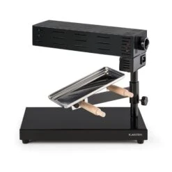 Appenzell 2G Traditioneller Raclette Grill 600 W Standgerät Schwarz -Haushaltsgeräte 10030306 yy 0006 front Klarstein Appenzell 2G Raclette reedit