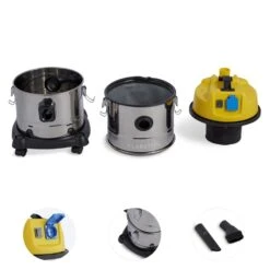 Reinraum 3-in-1 Nass-/Trockensauger Aschesauger 1800W 30l Edelstahl 7 Reinraum 3-in-1 Nass-/Trockensauger Aschesauger 1800W 30l Edelstahl -Haushaltsgeräte 10030310 yy 0003 detail Klarstein vacuum cleaner 30L