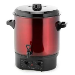 Biggie Einkochautomat Edelstahl 27 Liter 2000W Timer Rot -Haushaltsgeräte 10030585 yy 0004 front Klarstein Biggie Einkochautomat 27 Liter rot