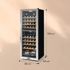 Vinamour 54 Duo Weinkühlschrank 2 Zonen 148 Ltr 54 Fl Touch-Display 13 Vinamour 54 Duo Weinkühlschrank 2 Zonen 148 Ltr 54 Fl Touch-Display -Haushaltsgeräte 10030714 yy 0007 logo