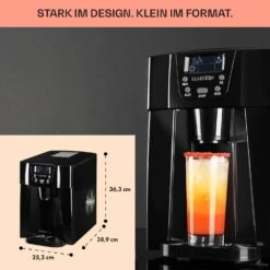 Ice Volcano 2G Eismaschine LED 12kg Je 24h 2l 6-12min Schwarz -Haushaltsgeräte 10030844 DE 0006 usp