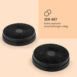 Aktivkohlefilter Für Dunstabzugshauben Ersatzteil 2 Filter Ø17,5 Cm -Haushaltsgeräte 10030983 de 0003 logo