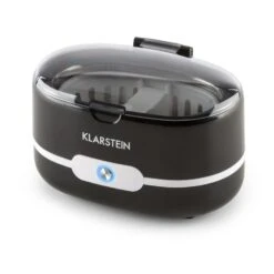 Superpure Ultraschallreiniger Brillenreiniger Schmuckreiniger Schwarz -Haushaltsgeräte 10031205 yy 0005 front Klarstein Superpure Ultraschallreiniger schwarz