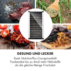 Fruit Jerky 14 Dörrautomat 1000W 30 Bis 70 °C 14 Etagen LC-Display -Haushaltsgeräte 10031317 de 0005 logo