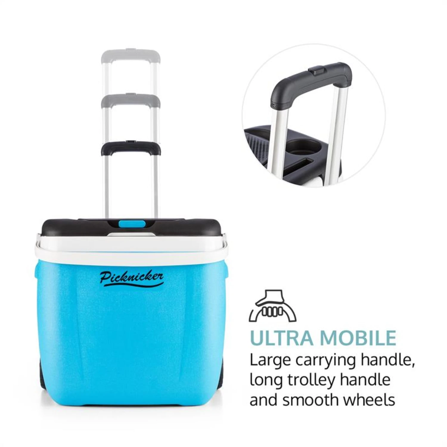 Picknicker Trolley Music Cooler 36l Trolley-Kühlbox BT-Lautsprecher 5 Picknicker Trolley Music Cooler 36l Trolley-Kühlbox BT-Lautsprecher – Bild 5