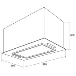 HEKTOR Dunstabzugshaube Beleuchtung Aluminium-Filter Timer 18 HEKTOR Dunstabzugshaube Beleuchtung Aluminium-Filter Timer -Haushaltsgeräte 10031695 yy 0009 dimensions