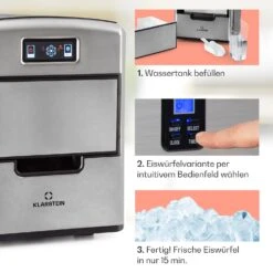 Metropolitan Eiswürfelmaschine 12kg/24h Digitales Display 10 Metropolitan Eiswürfelmaschine 12kg/24h Digitales Display -Haushaltsgeräte 10031881 de 0004 usp