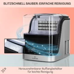 Kristall Eiswürfelmaschine Kristalleis 2 Größen 2,5l Wassertank -Haushaltsgeräte 10031891 de 0005 usp