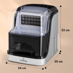 Kristall Eiswürfelmaschine Kristalleis 2 Größen 2,5l Wassertank -Haushaltsgeräte 10031891 yy 0011 dimensions