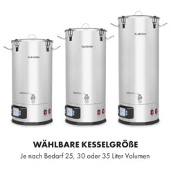 Maischfest Maischekessel 5 Teile 1500/3000W 25l LCD Touch -Haushaltsgeräte 10032121 de 0003 logo
