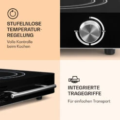 VariCook Duo Kochplatte 3000W Edelstahlgehäuse Tragegriffe -Haushaltsgeräte 10032125 de 0004 logo
