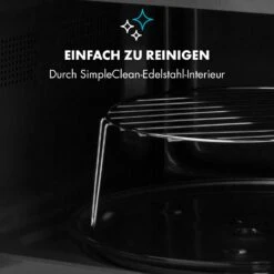 Fine Dinesty 2-in-1-Mikrowelle: 23l 800W / Grill: 1000W Blau 14 Fine Dinesty 2-in-1-Mikrowelle: 23l 800W / Grill: 1000W Blau -Haushaltsgeräte 10032201 de 0007 logo