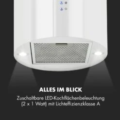Barett Inselabzugshaube Ø35cm Umluft 558 M³/h LED Aktivkohlefilter -Haushaltsgeräte 10032302 de 0008 logo