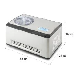 Dolce Bacio Eiscremebereiter Kompressor 2l LCD-Display Touch Edelstahl 19 Dolce Bacio Eiscremebereiter Kompressor 2l LCD-Display Touch Edelstahl -Haushaltsgeräte 10032322 yy 0010 logo Klarstein Dolce Bacio Eiscremebereiter Edelstahl