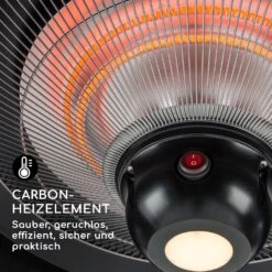 Venice Heat Terrassenheizstrahler 800/1000/1800W Fernbedienung Schwarz -Haushaltsgeräte 10032517 de 0004 logo