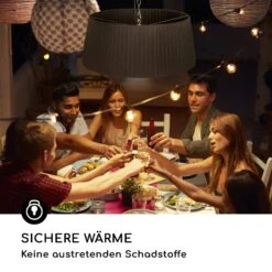 Venice Heat Terrassenheizstrahler 800/1000/1800W Fernbedienung Schwarz -Haushaltsgeräte 10032517 de 0007 logo