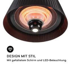 Venice Heat Terrassenheizstrahler 800/1000/1800W Fernbedienung Schwarz -Haushaltsgeräte 10032517 de 0009 logo