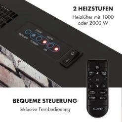 Colmar Elektrischer Kamin Glas 2000W 7 LED-Farben Fernbedienung -Haushaltsgeräte 10032536 de 0007 logo