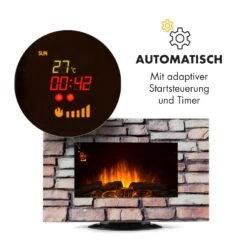 Colmar Elektrischer Kamin Glas 2000W 7 LED-Farben Fernbedienung -Haushaltsgeräte 10032536 de 0008 logo