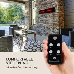 Phantom Plus Heizstrahler Aluminium 800/1200/2400W Fernbedienung Grau -Haushaltsgeräte 10032560 de 0008 logo