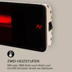 Phantom Heizstrahler Aluminium 900/1800W Fernbedienung Grau -Haushaltsgeräte 10032564 de 0003 logo