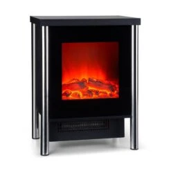 Copenhagen Elektrischer Kamin 950/1900W Thermostat Glasfront