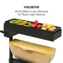 Appenzell Peak Raclette Mit Grill 1000W Thermostatschalter Schwarz -Haushaltsgeräte 10032694 de 0004 logo