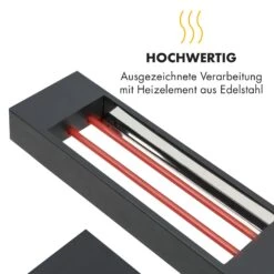 Appenzell Peak Raclette Mit Grill 1000W Thermostatschalter Schwarz -Haushaltsgeräte 10032694 de 0006 logo